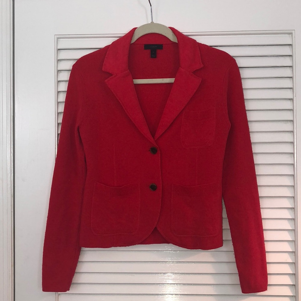 J Crew XS wool/acrylic sweater with pockets